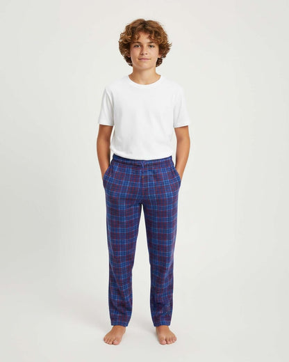 3 Pack Boys' Fleece Pajama Pants Sleepwear Pjs Kids Teens Bottoms Pockets