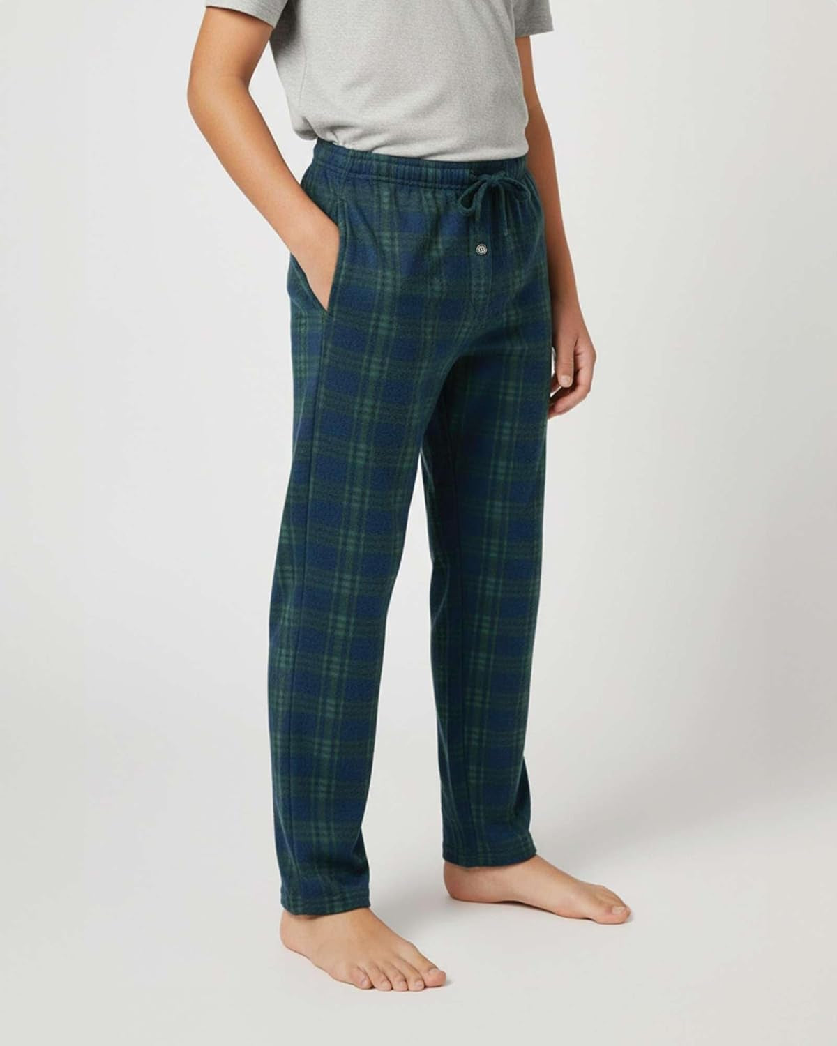 3 Pack Boys' Fleece Pajama Pants Sleepwear Pjs Kids Teens Bottoms Pockets